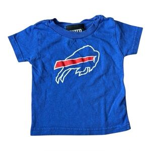 Buffalo Bills 90s Vintage Outer Stuff Kids Blue T-Shirt Sz 12 M